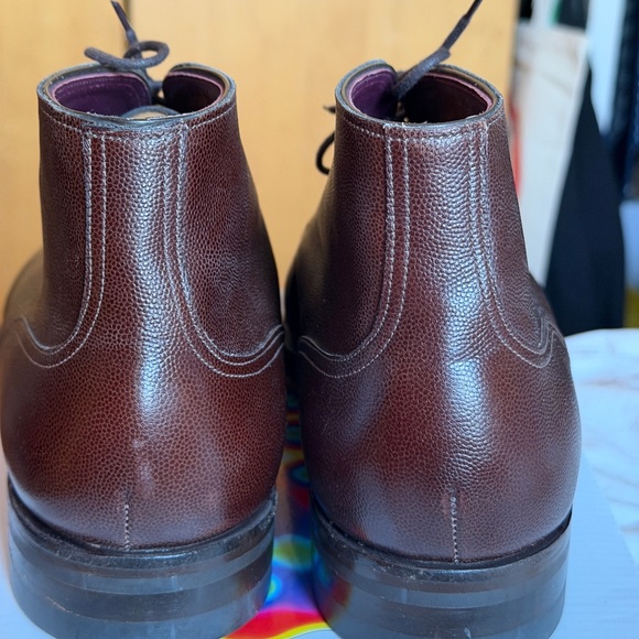Dark Brown Edward Green Halifax Boots - Picture 6 of 8